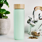 Pinky Up Tatyana Ceramic To-Go Infuser Mug in Turquoise