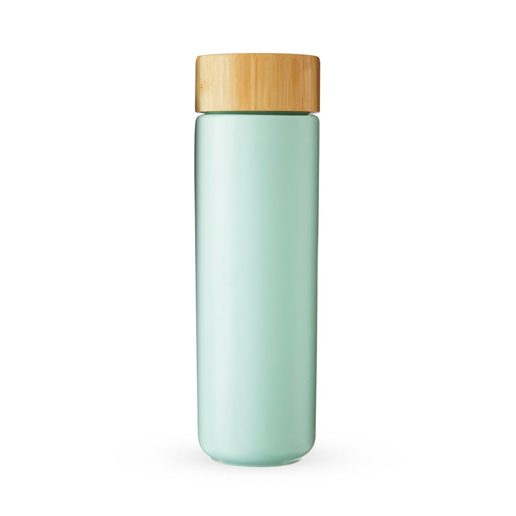 Pinky Up Tatyana Ceramic To-Go Infuser Mug in Turquoise