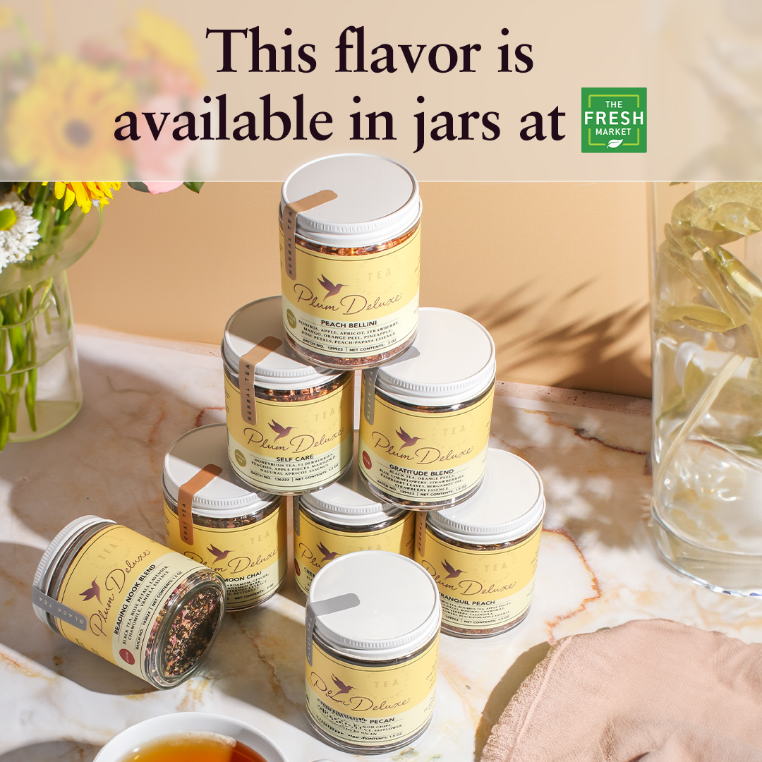 Plum Deluxe Peach Bellini Herbal Tea