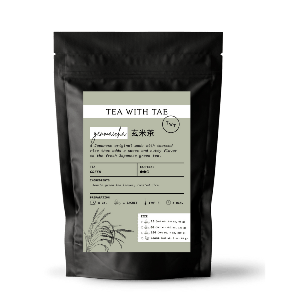 Tea with Tae Genmaicha (Traditional Japanese Green Tea) Pouch