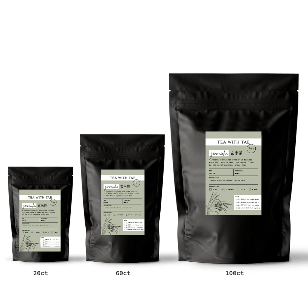 Tea with Tae Genmaicha (Traditional Japanese Green Tea) Pouch
