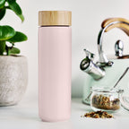 Pinky Up Tatyana Ceramic To-Go Infuser Mug in Lavender