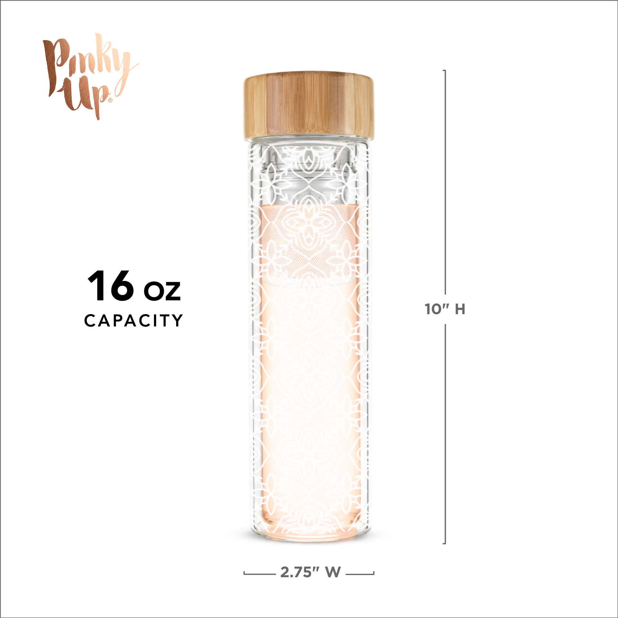 Pinky Up Blair: Marrakesh Glass Travel Infuser Mug