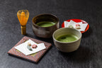 Inoue Tea Brushstroke Brown Mino-yaki Chawan - Japanese Matcha Bowl