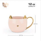 Pinky Up Chloe Pink Cat Mug