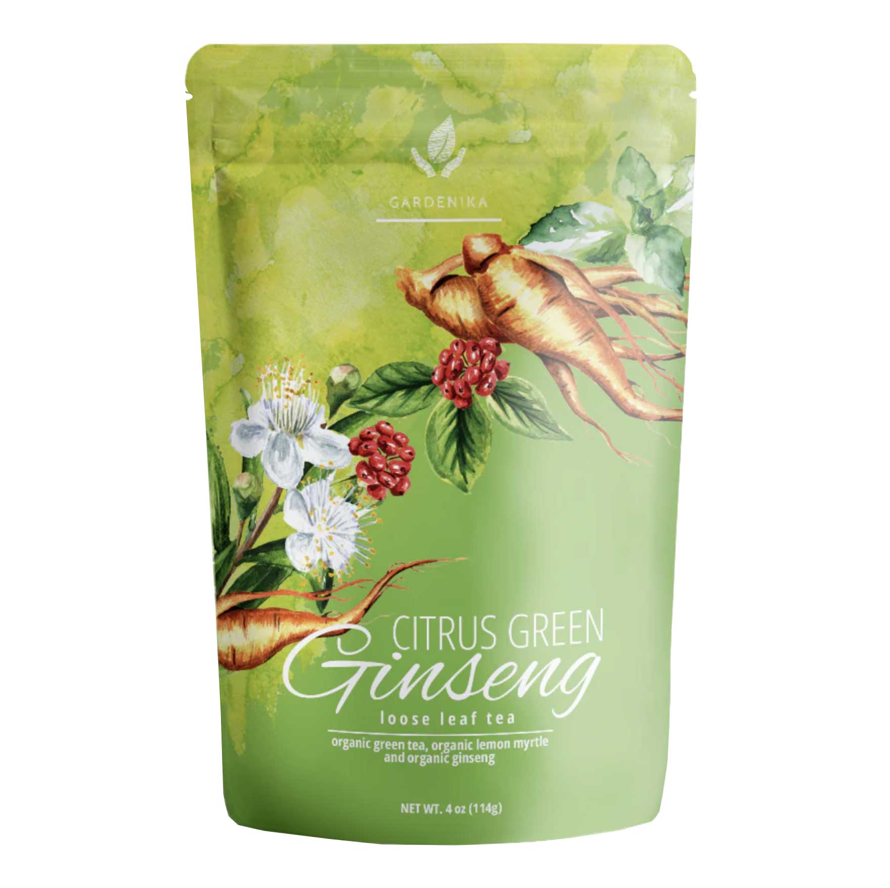 Gardenika Ginseng Green Tea with Lemon