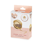 Pinky Up Small Tea Infuser Ball in Gold