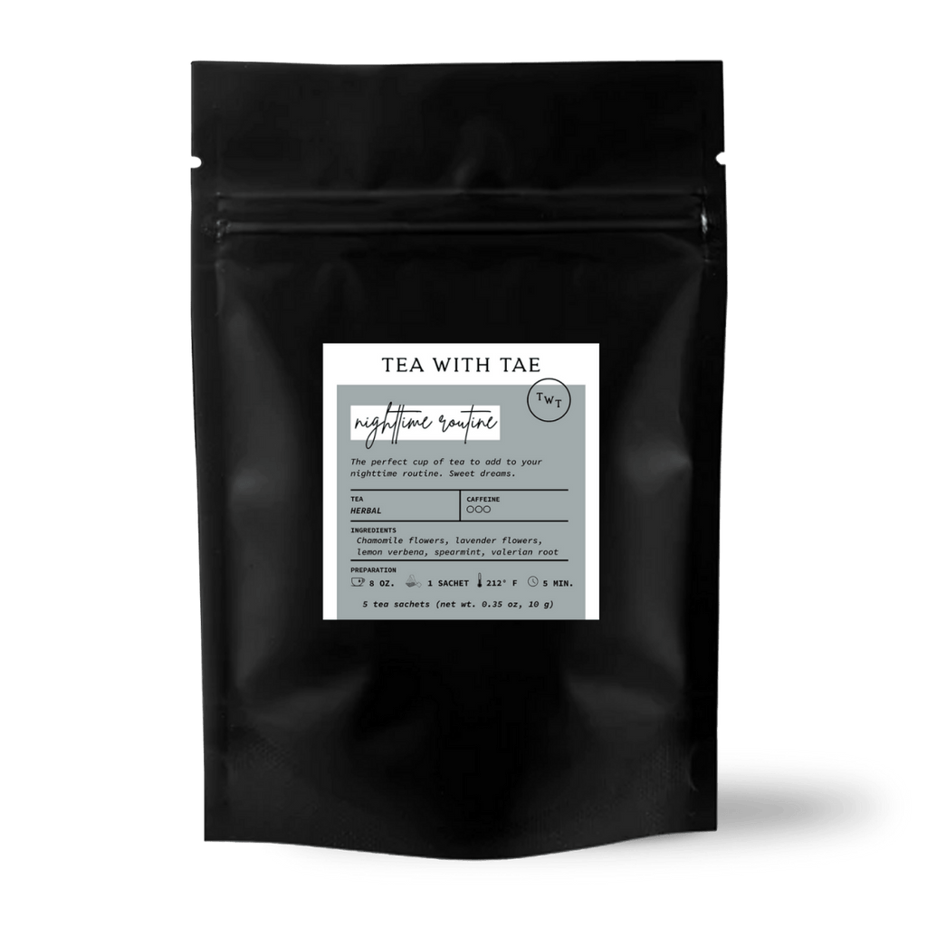 Tea with Tae Nighttime Routine 5ct. Pouch