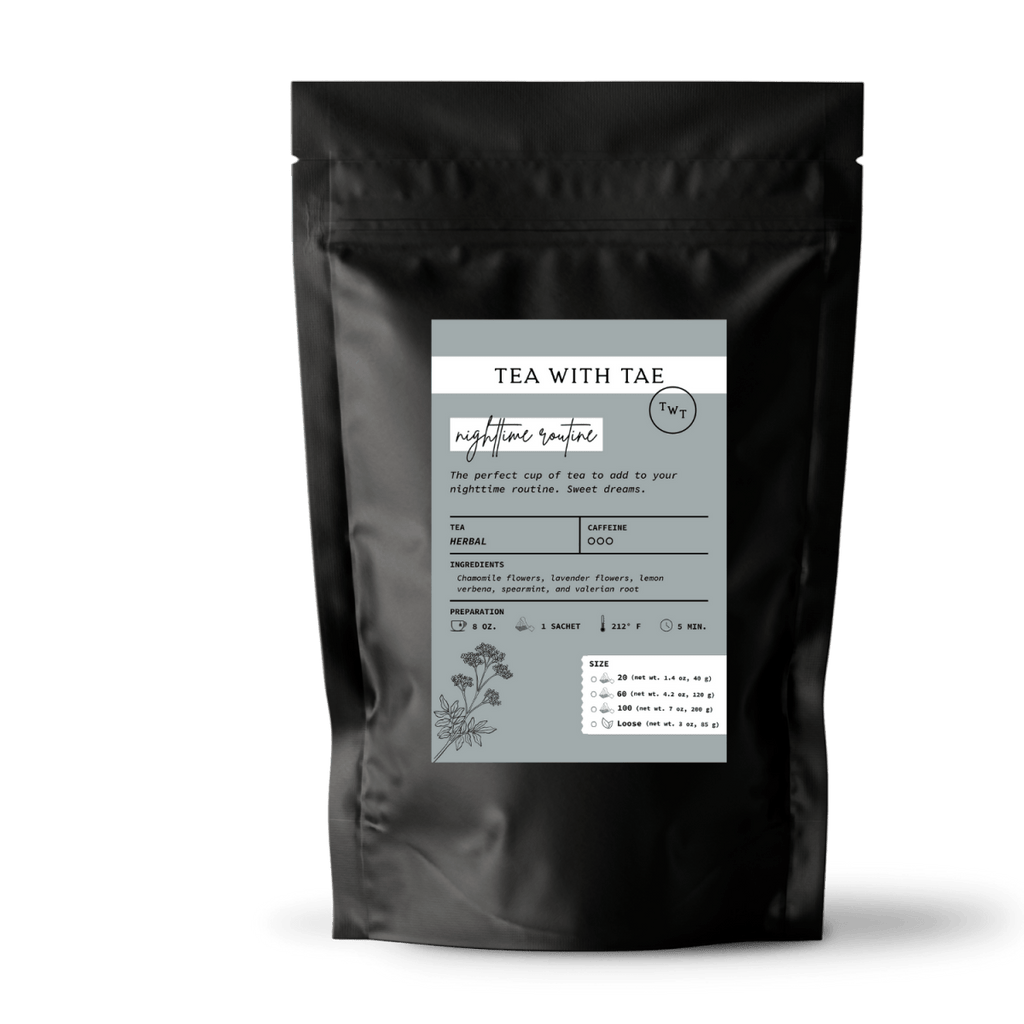 Tea with Tae Nighttime Routine Pouch