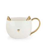 Pinky Up Chloe White Cat Mug
