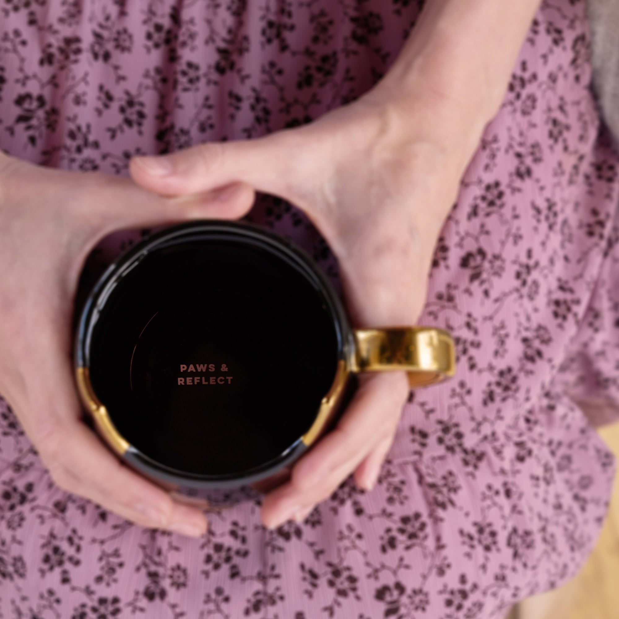 Pinky Up Chloe Black Cat Mug
