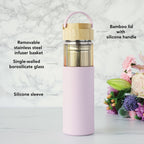 Pinky Up Dana Glass Travel Mug in Lavender