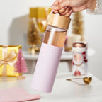 Pinky Up Dana Glass Travel Mug in Lavender