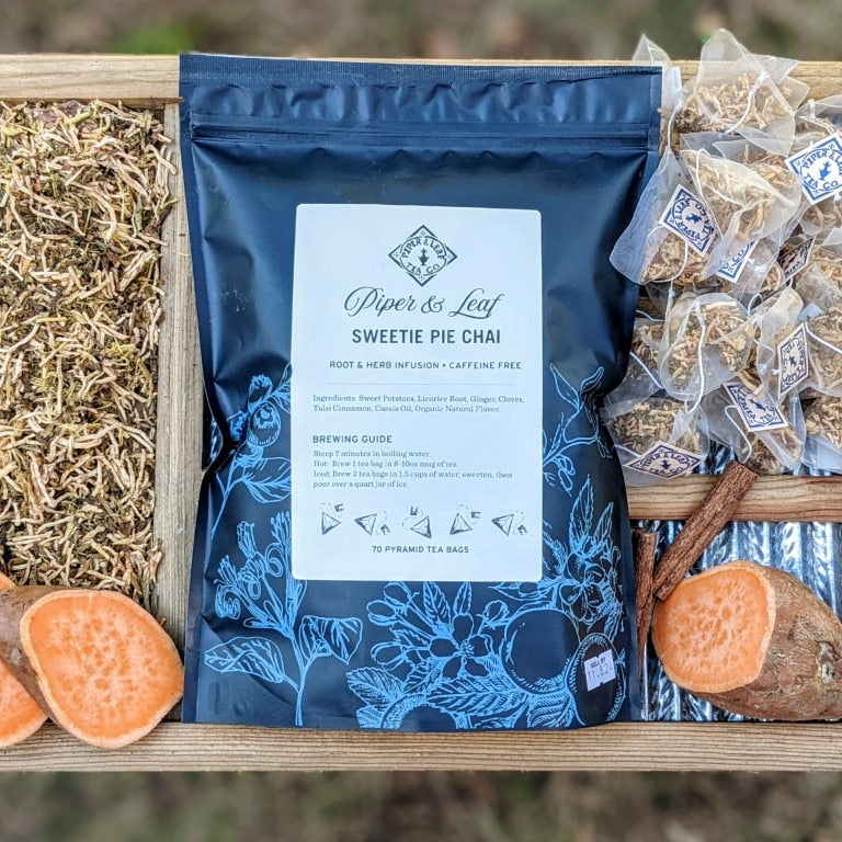 Piper and Leaf Sweetie Pie Chai Bulk Sachets - 70ct Tea Bags