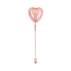 Pinky Up Rose Gold Heart Tea Infuser