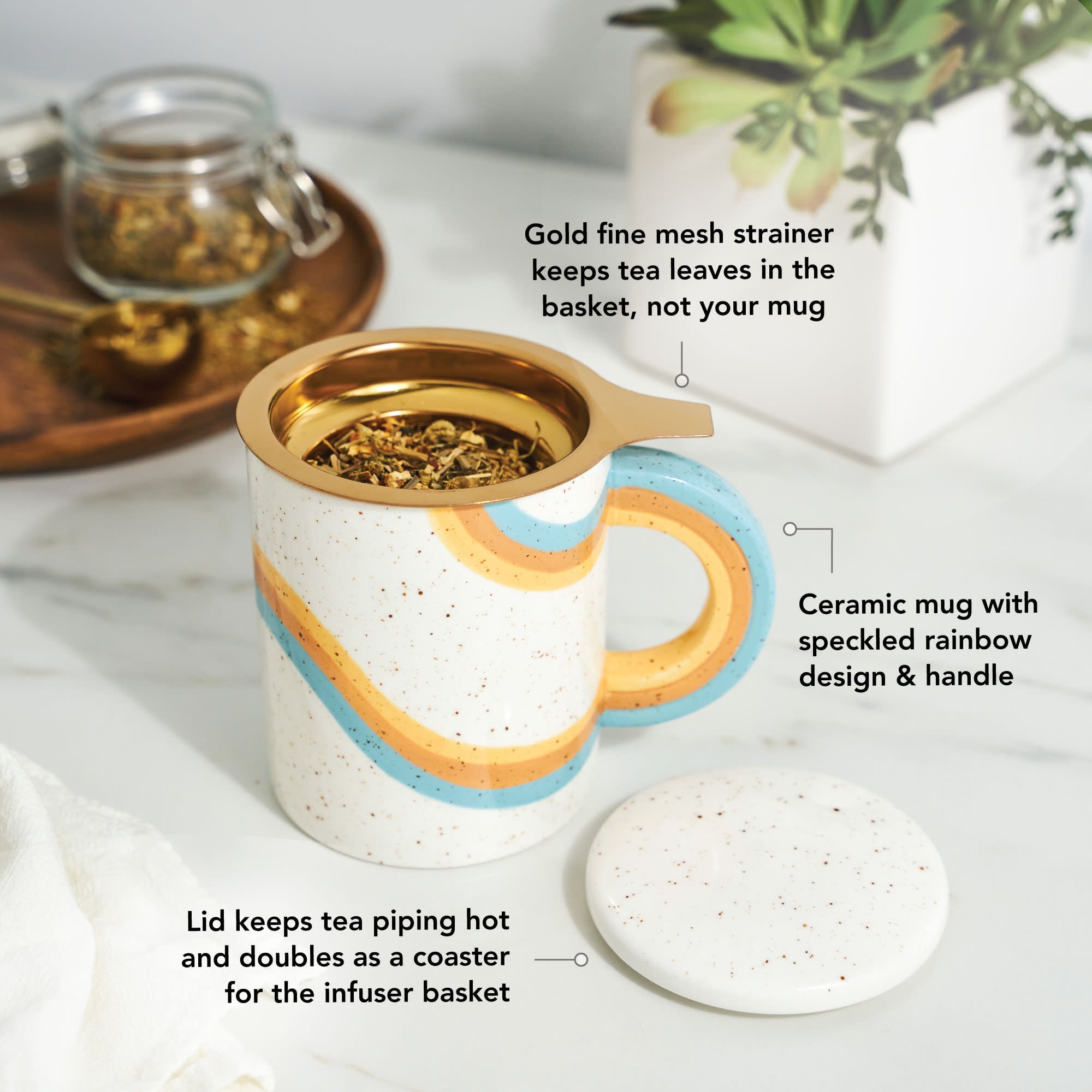 Pinky Up Everlee Infuser Mug with Lid