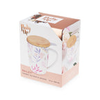 Pinky Up Bailey: Botanical Bliss Ceramic Tea Mug & Infuser