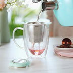 Pinky Up Erin Universal Tea Infuser in Turquoise